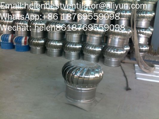 Good price Ventilador turbo do telhado de 400 mm para oficina de aço inoxidável on-line