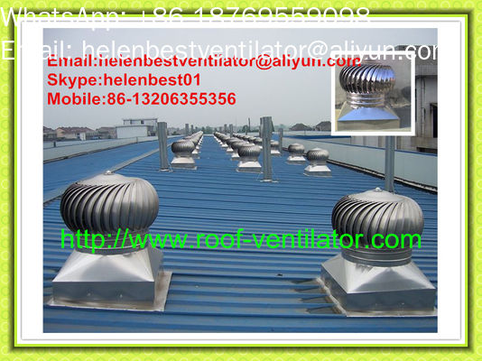 Good price Ventilador de telhado turbo de 900 mm de grande porte, movido pelo vento, para oficina de aço inoxidável on-line