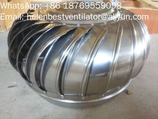 Good price Ventilador de turbina de telhado pequeno de 500 mm de aço inoxidável SS304 on-line